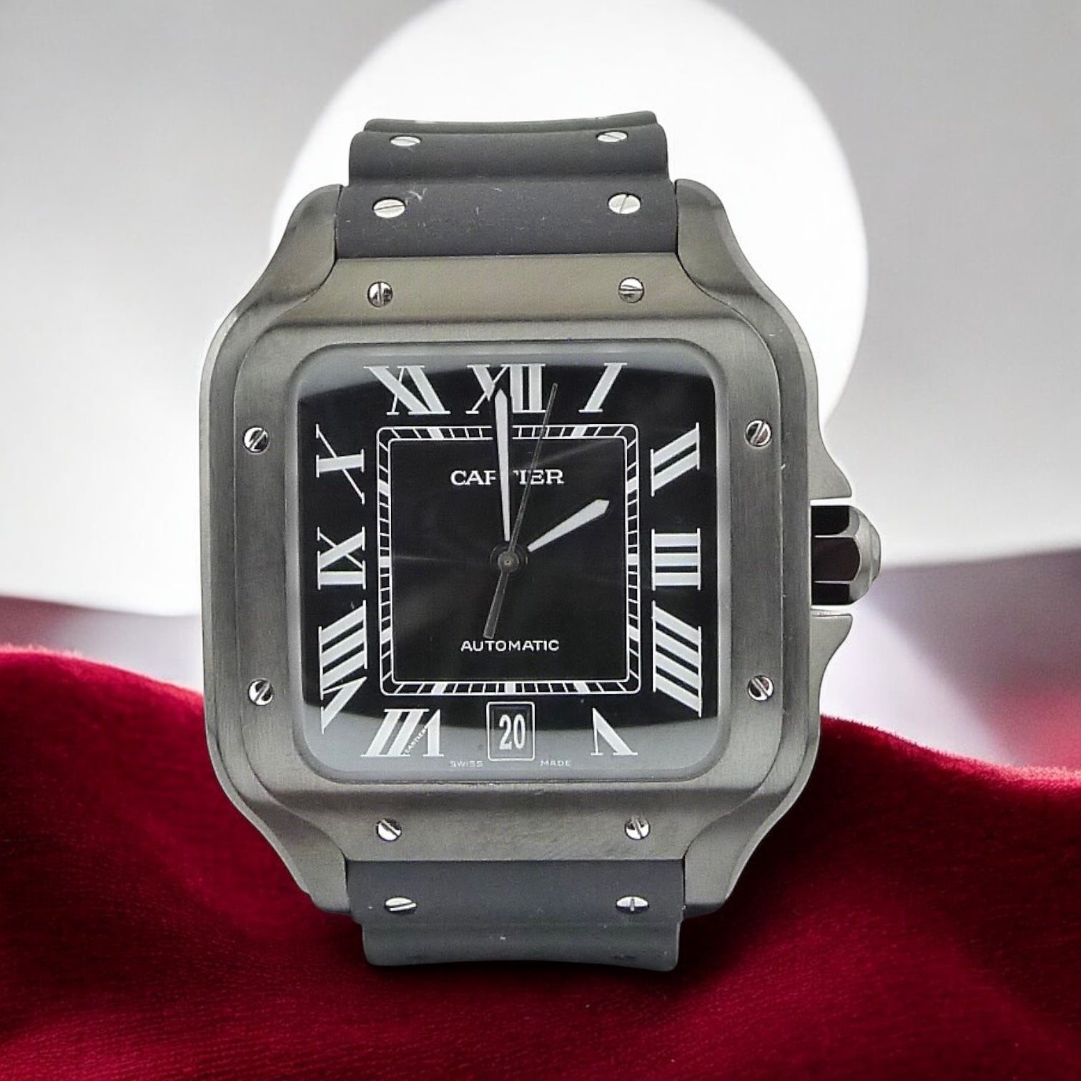 Cartier Santos Large - DLC coated - WSSA0039